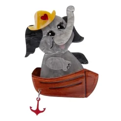 Erstwilder Love Boat Brooch^ Brooches
