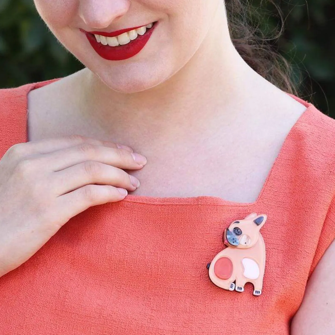 Erstwilder Luce The French Bulldog Brooch^ Brooches