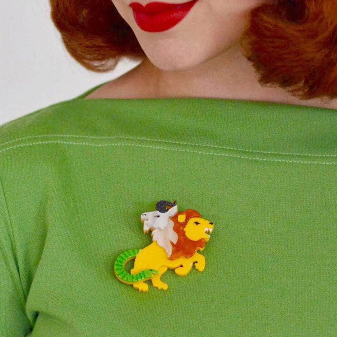 Erstwilder Lycia Chimera Brooch^ Brooches