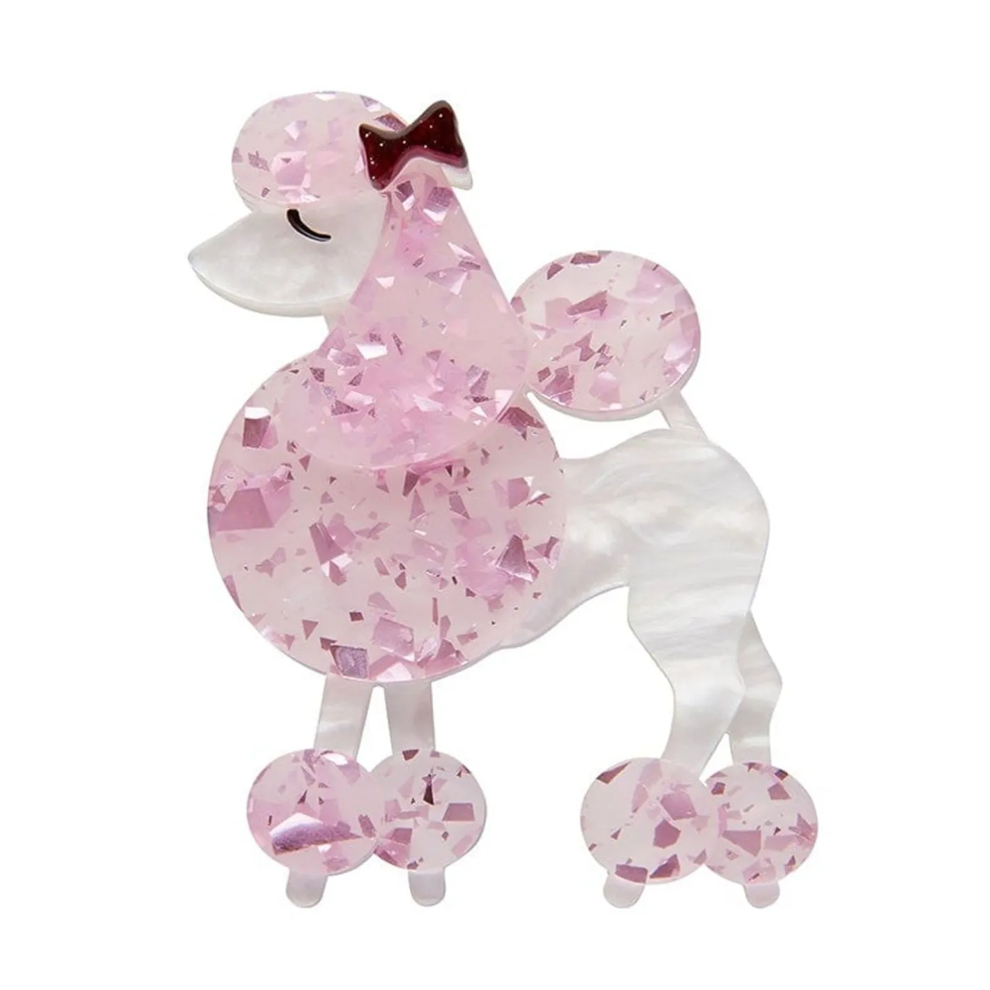 Erstwilder Madame Caniche Brooch^ Brooches