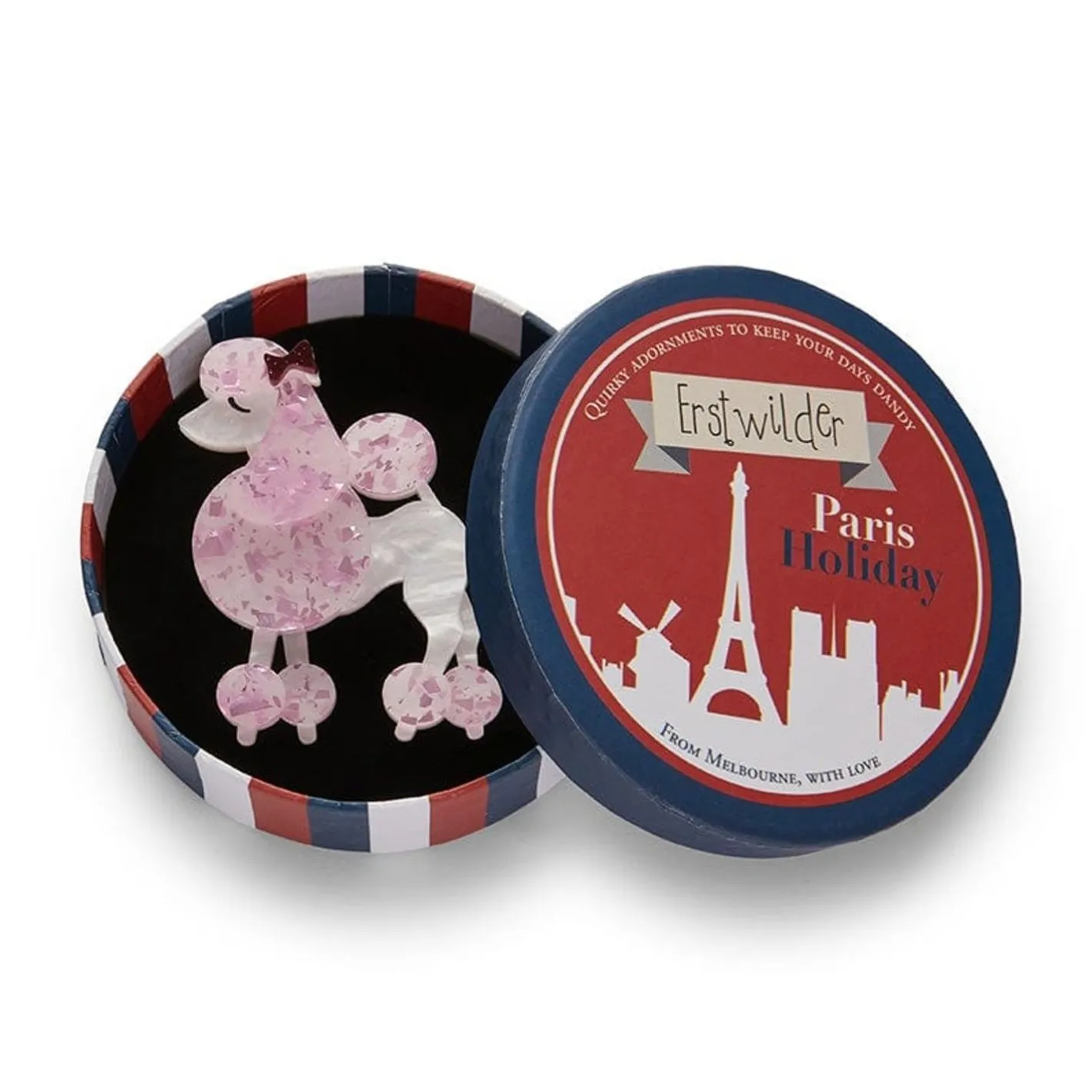 Erstwilder Madame Caniche Brooch^ Brooches