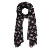 Erstwilder Madame Caniche Large Neck Scarf - Black^ Scarves