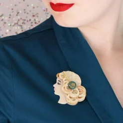Erstwilder Mademoiselle Bernhardt Brooch^ Brooches