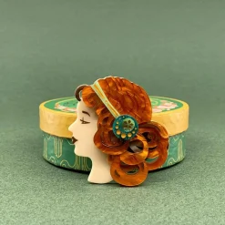 Erstwilder Mademoiselle Bernhardt Brooch^ Brooches