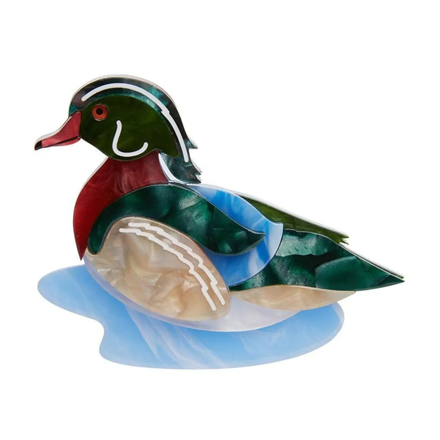 Erstwilder Mallard Ballard Brooch^ Brooches
