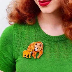 Erstwilder Mama Bear Brooch^ Brooches