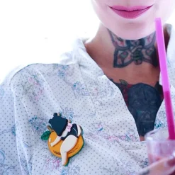 Erstwilder Mango Hug Brooch^ Brooches