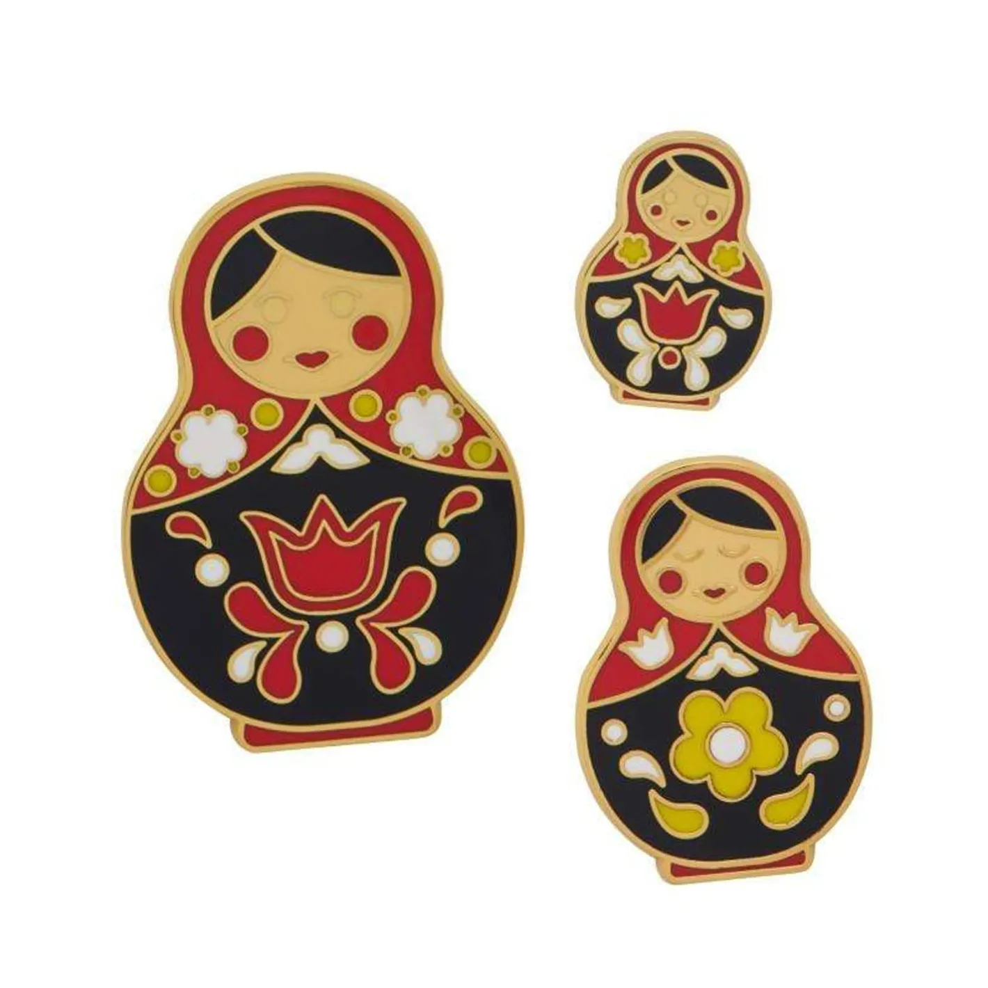 Erstwilder Matryoshka Memories Small Enamel Pin^ Enamel Pins