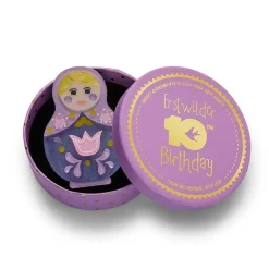 Erstwilder Matryoshka Memories Toy Brooch^ Brooches