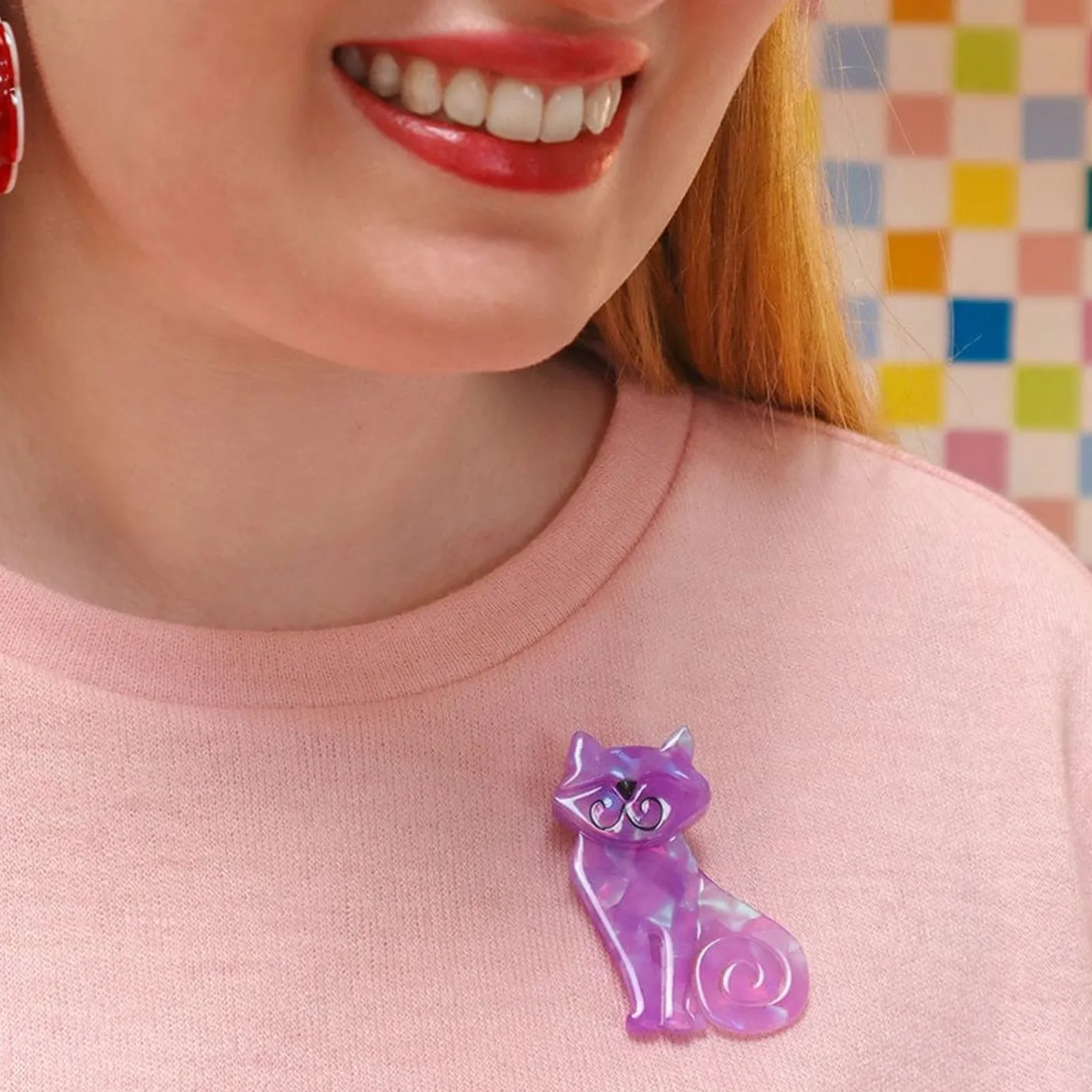 Erstwilder Maude Cat Brooch^ Brooches