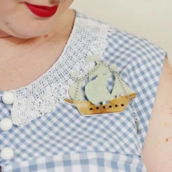 Erstwilder Meeting The Merfolk Brooch^ Brooches