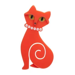 Erstwilder Meow At Midnight Brooch^ Brooches