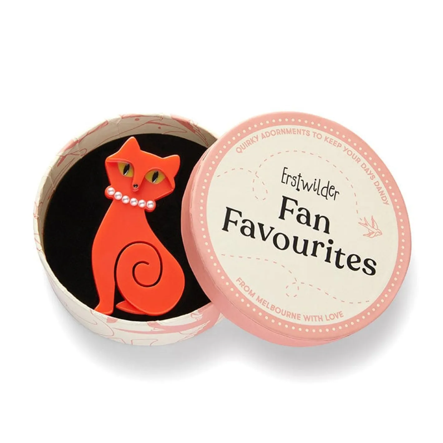 Erstwilder Meow At Midnight Brooch^ Brooches