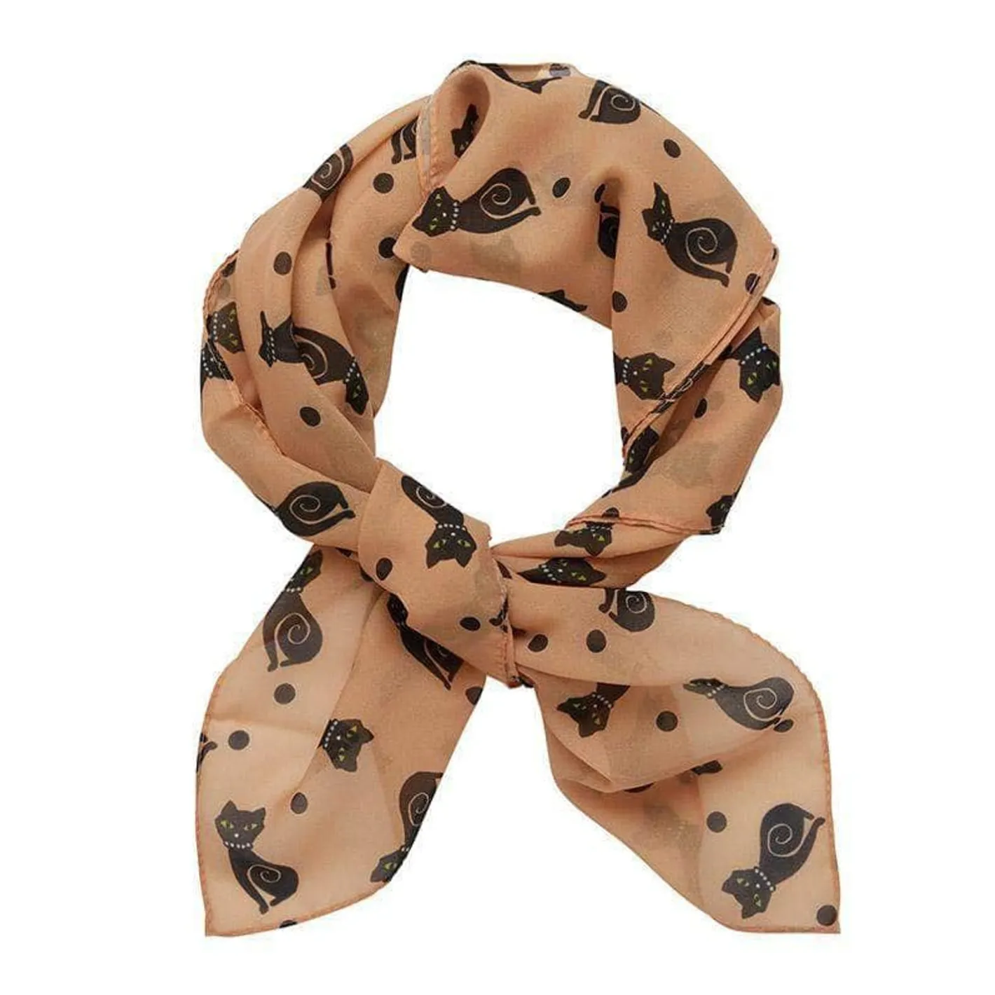 Erstwilder Meow At Midnight Head Scarf^ Scarves