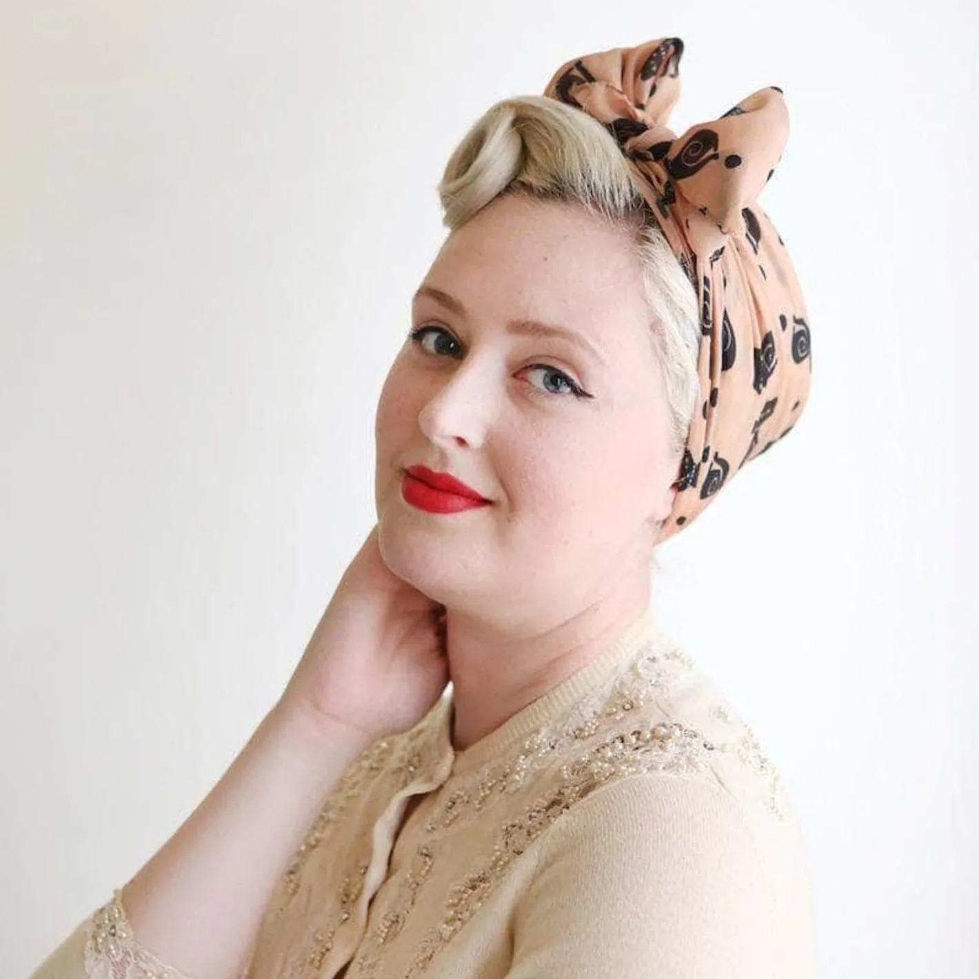 Erstwilder Meow At Midnight Head Scarf^ Scarves