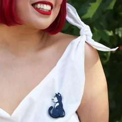 Erstwilder Meow Meow Brooch^ Brooches