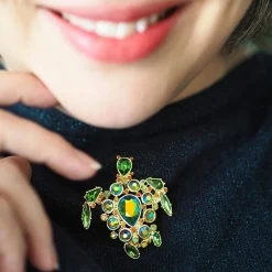 Erstwilder Michelle Stone Set Crystal Brooch^ Brooches