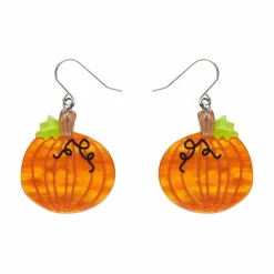 Erstwilder Midnight Magic Pumpkin Drop Earrings^ Earrings