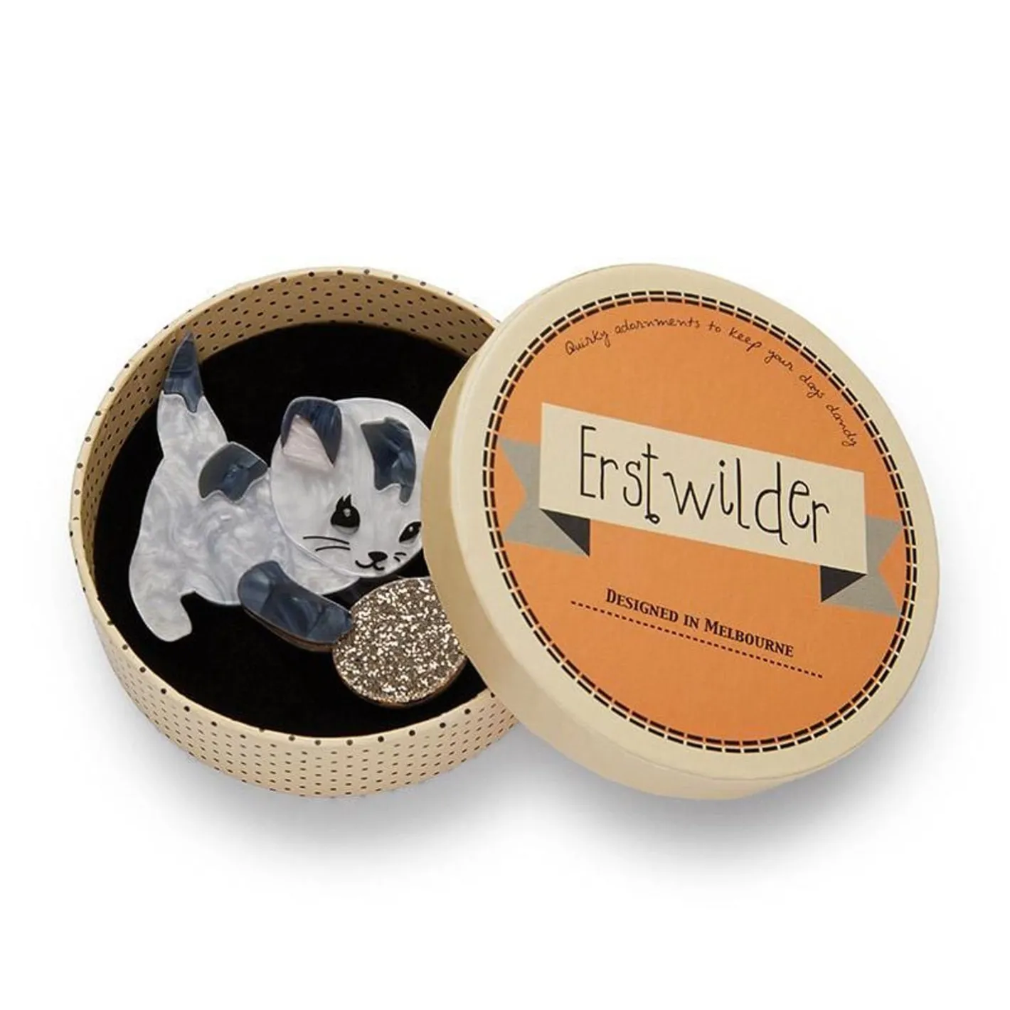 Erstwilder Miso Brooch^ Brooches