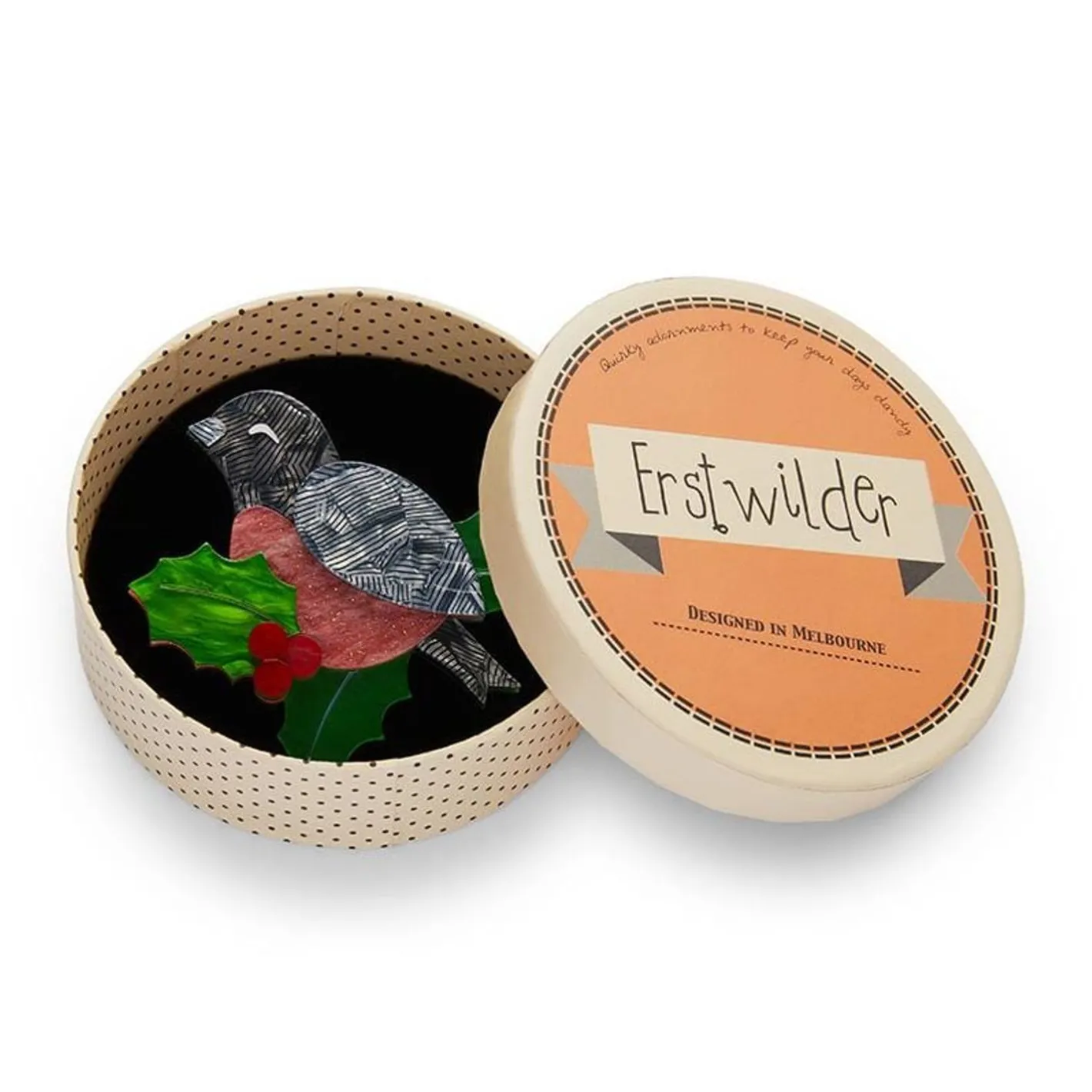 Erstwilder Miss Mistletoe Brooch^ Brooches