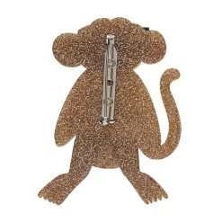 Erstwilder Moe The Monkey Lover Brooch^ Brooches
