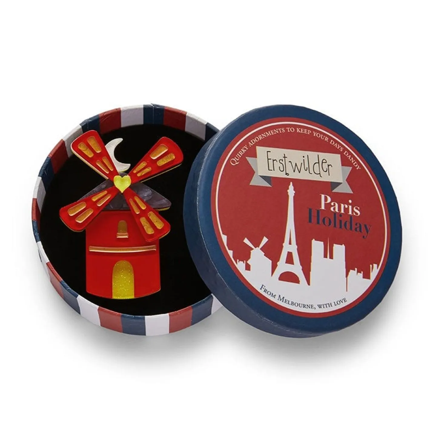 Erstwilder Montmartre Monument Brooch^ Brooches
