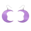 Erstwilder Moon Mirror Drop Earrings - Purple^ Essential Earrings