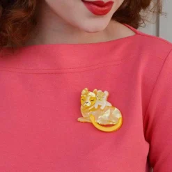 Erstwilder Mother Cub Love Lion Brooch^ Brooches