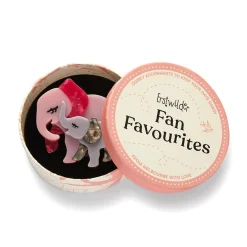 Erstwilder Mother Ella Elephants Brooch^ Brooches