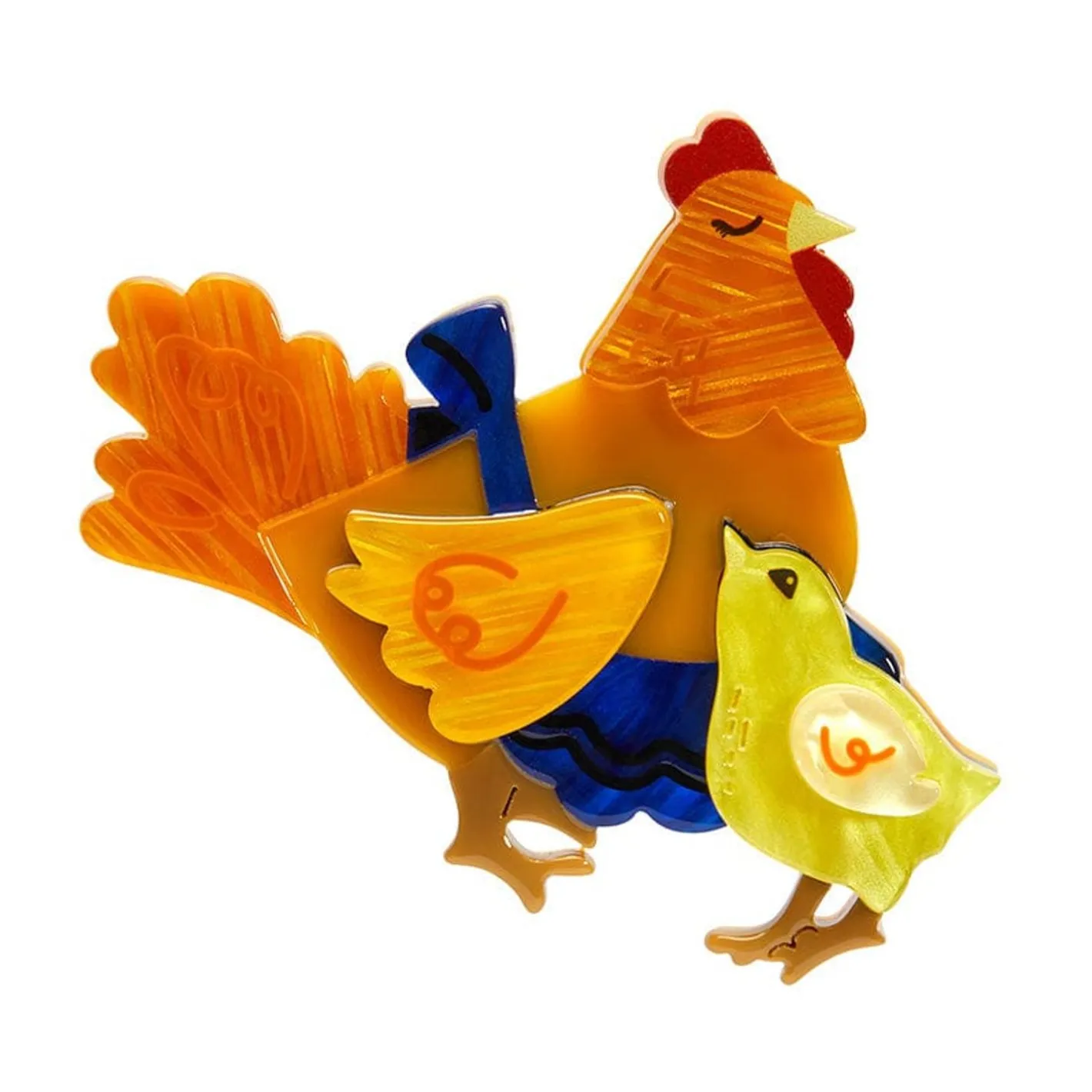 Erstwilder Mother Hen Knows Best Brooch^ Brooches