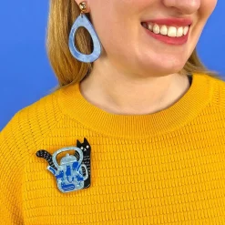 Erstwilder Mouse Tea Brooch^ Brooches