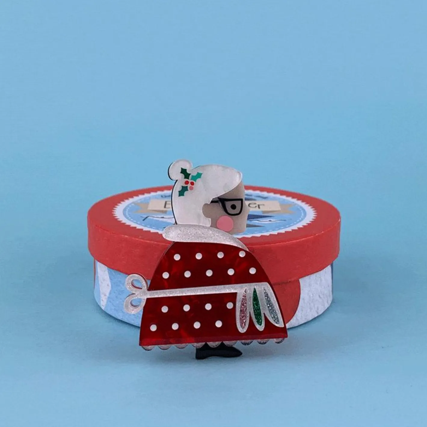 Erstwilder Mrs. Clause Brooch^ Brooches