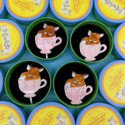 Erstwilder Mug Full Of Hugs Brooch^ Brooches