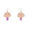 Erstwilder Mushroom Textured Resin Drop Earrings - Pink^ Essential Earrings