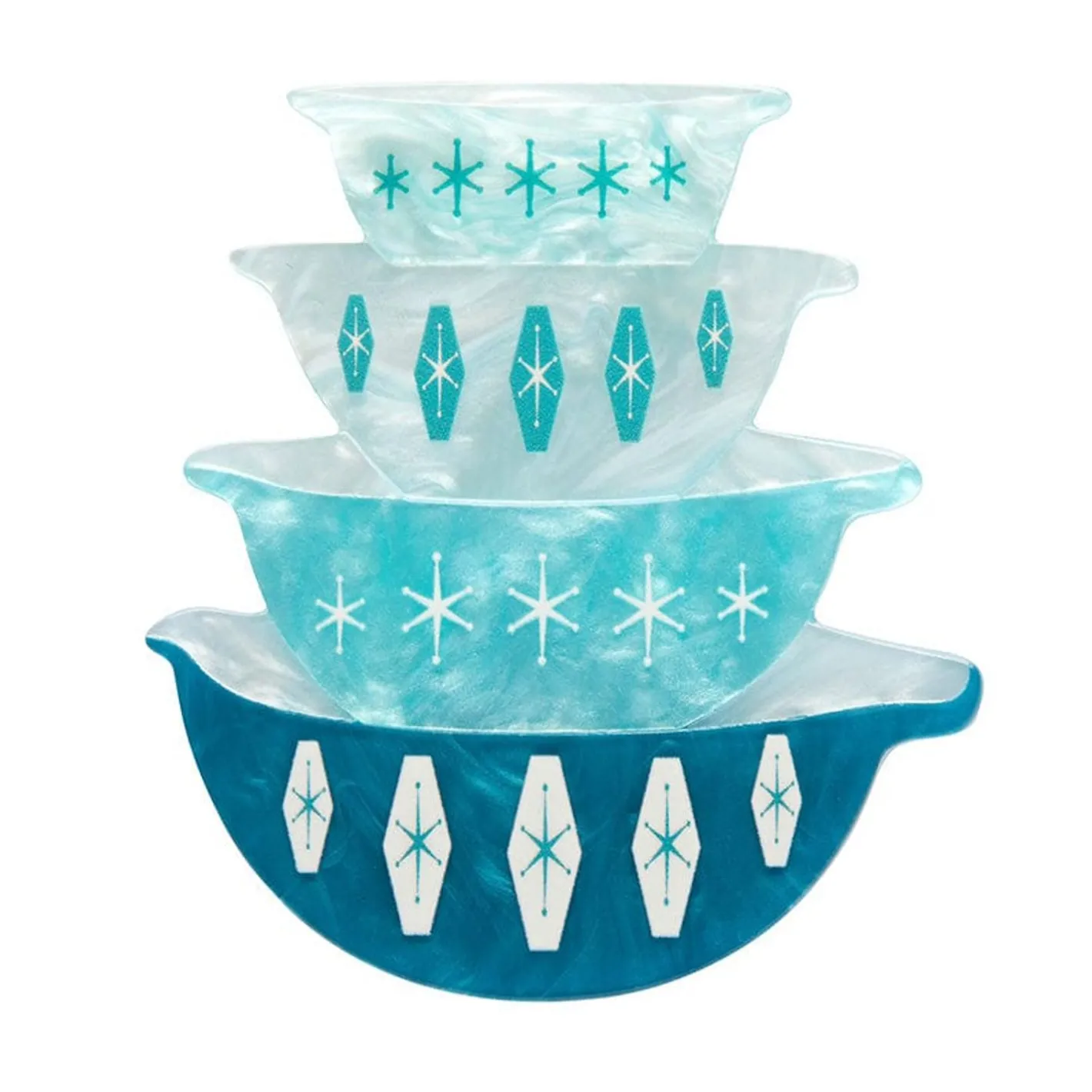 Erstwilder Nanna'S Prized Diamond Bowls Brooch^ Brooches