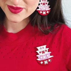 Erstwilder Nanna'S Prized Flower Bowls Brooch^ Brooches