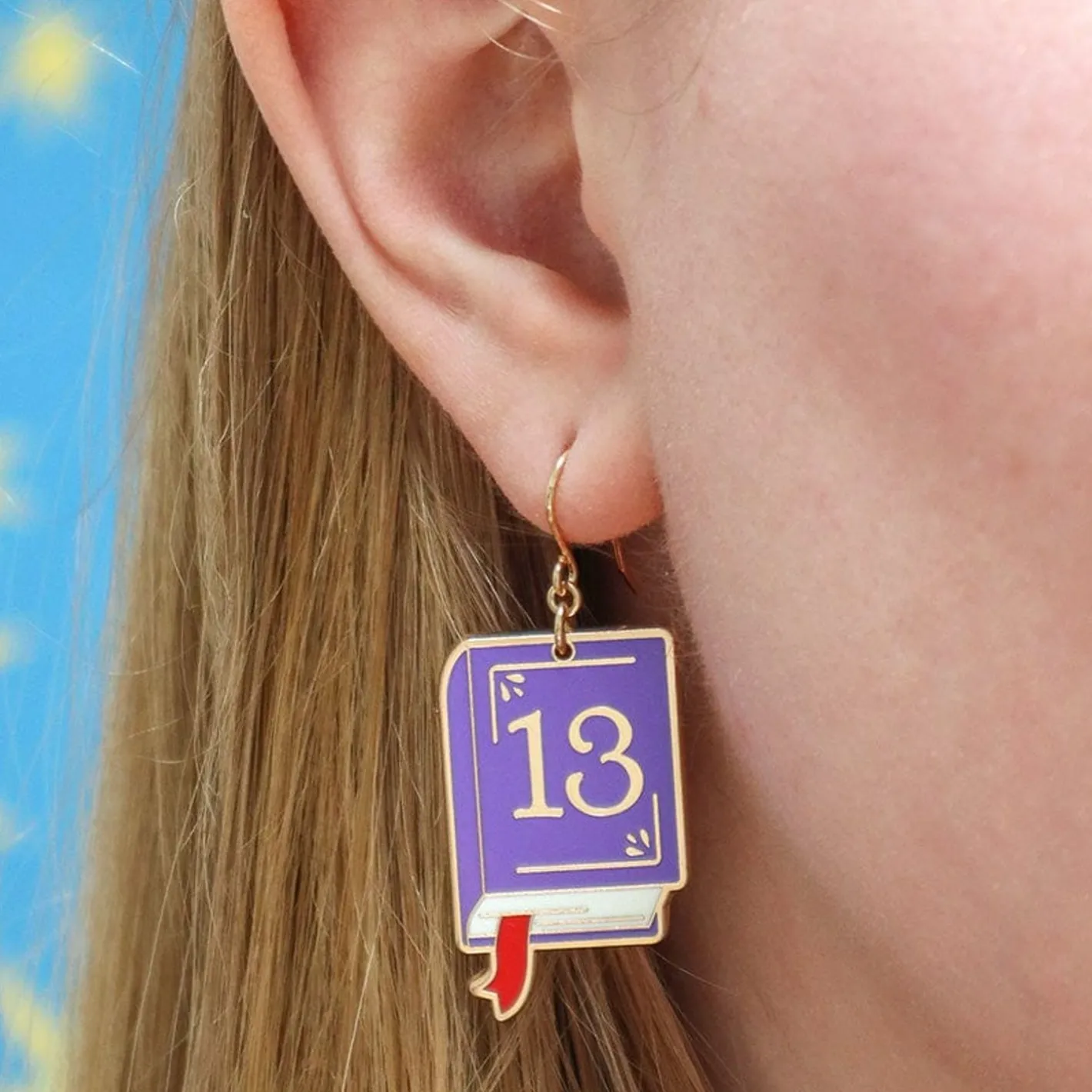 Erstwilder Next Chapter Enamel Drop Earrings^ Enamel Earrings
