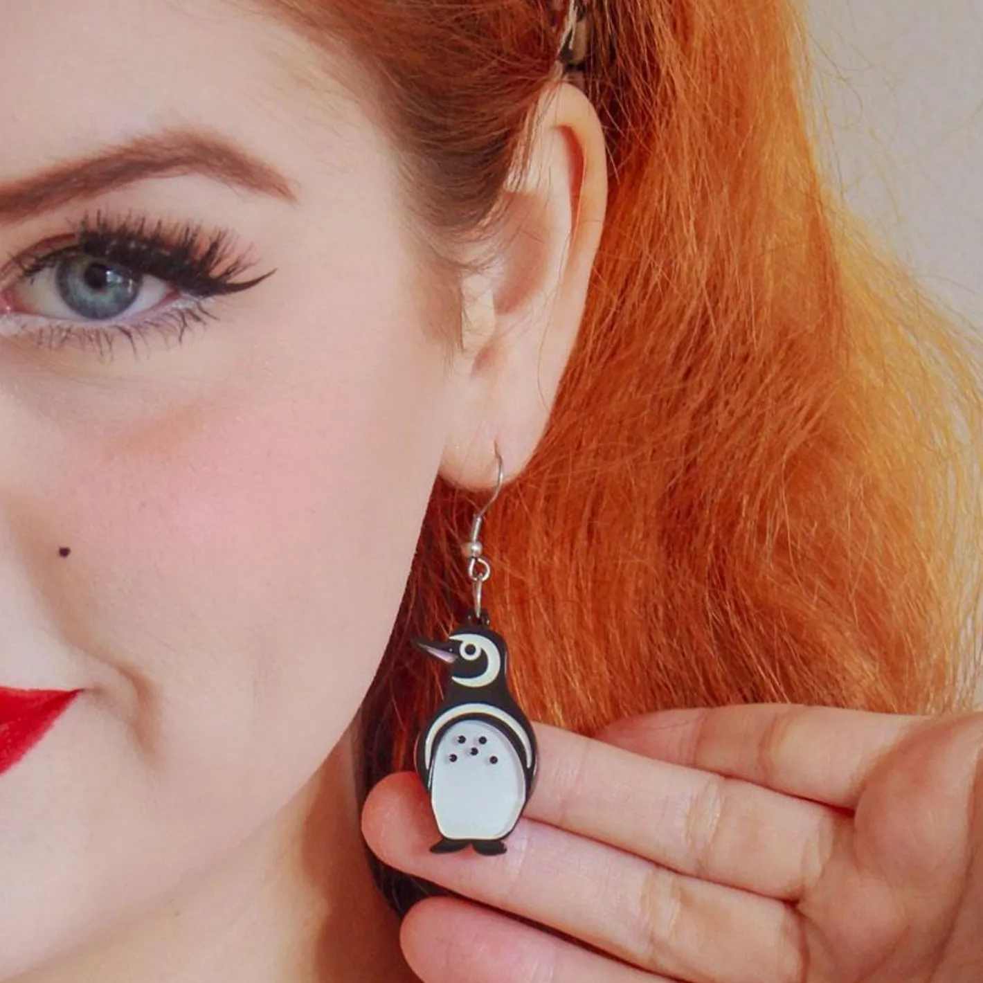 Erstwilder Northside Wanderer Penguin Earrings^ Earrings