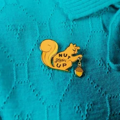 Erstwilder Nut Givin' Up Enamel Pin^ Enamel Pins