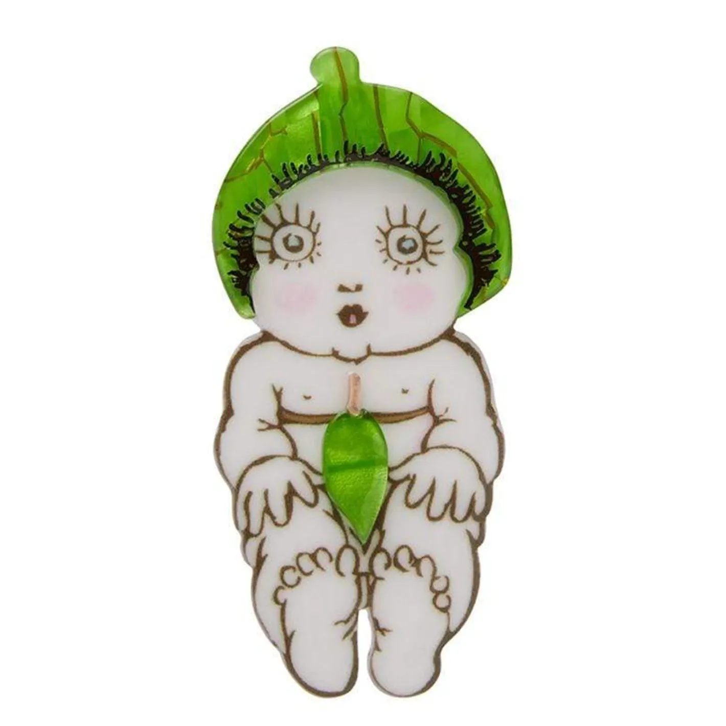 Erstwilder Nuttybub Brooch^ Brooches