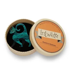 Erstwilder On The Prowl Cat Brooch^ Brooches