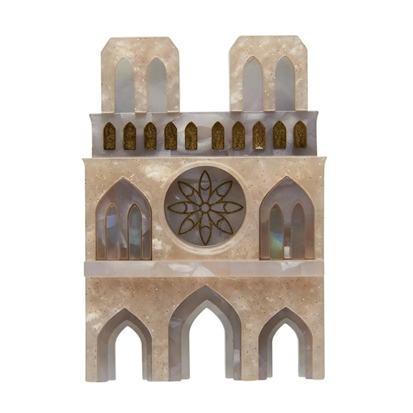 Erstwilder Our Lady Of Paris Brooch^ Brooches