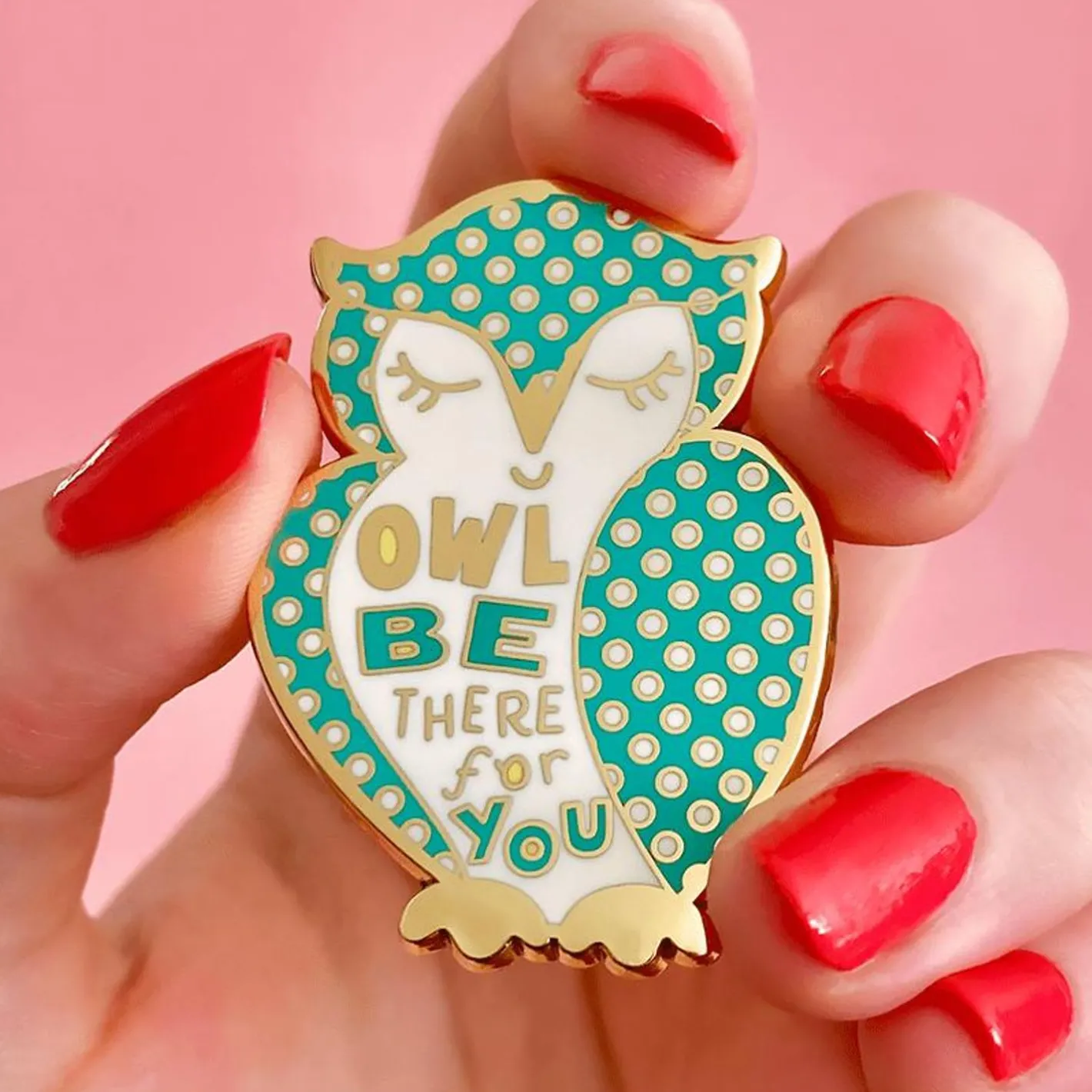 Erstwilder Owl Be There For You Enamel Pin^ Enamel Pins