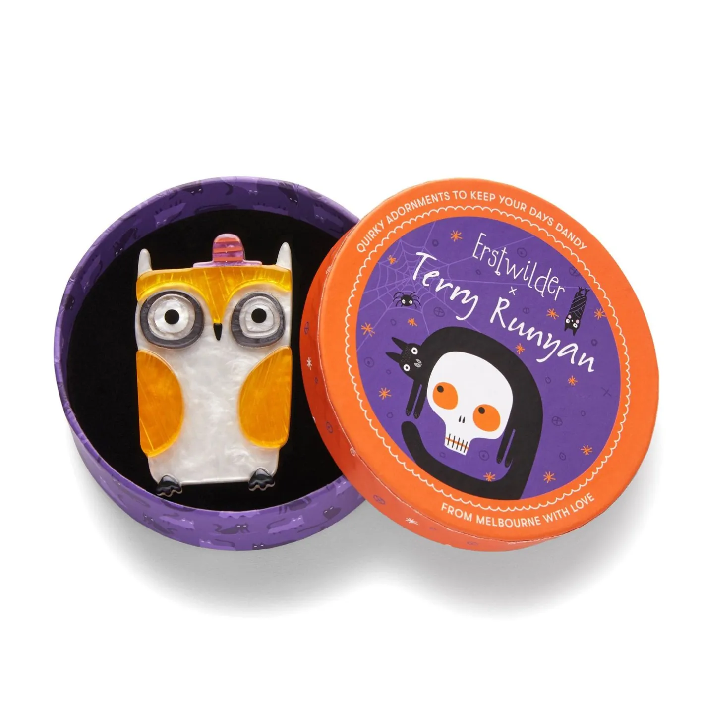 Erstwilder Owl-O-Ween Brooch^ Brooches