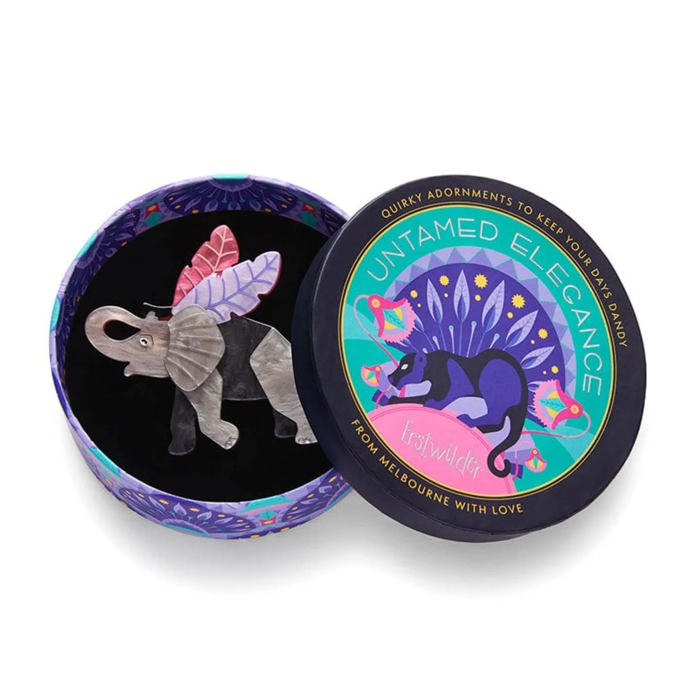 Erstwilder Pachyderm Dream Brooch^ Brooches