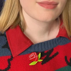 Erstwilder Painted Rose Mini Brooch^ Brooches