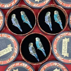 Erstwilder Pair O' Keets Brooch Set^ Brooches
