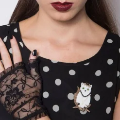 Erstwilder Papa Don'T Preach Cat Brooch^ Brooches