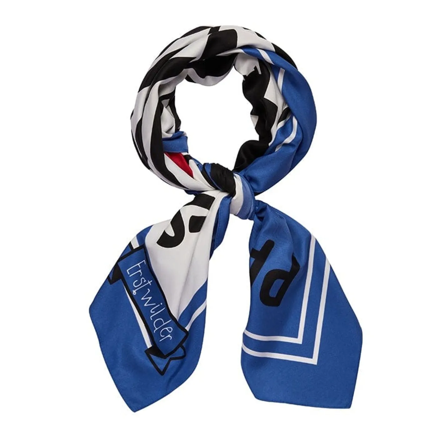 Erstwilder Paris Skyline Square Scarf - Blue^ Scarves