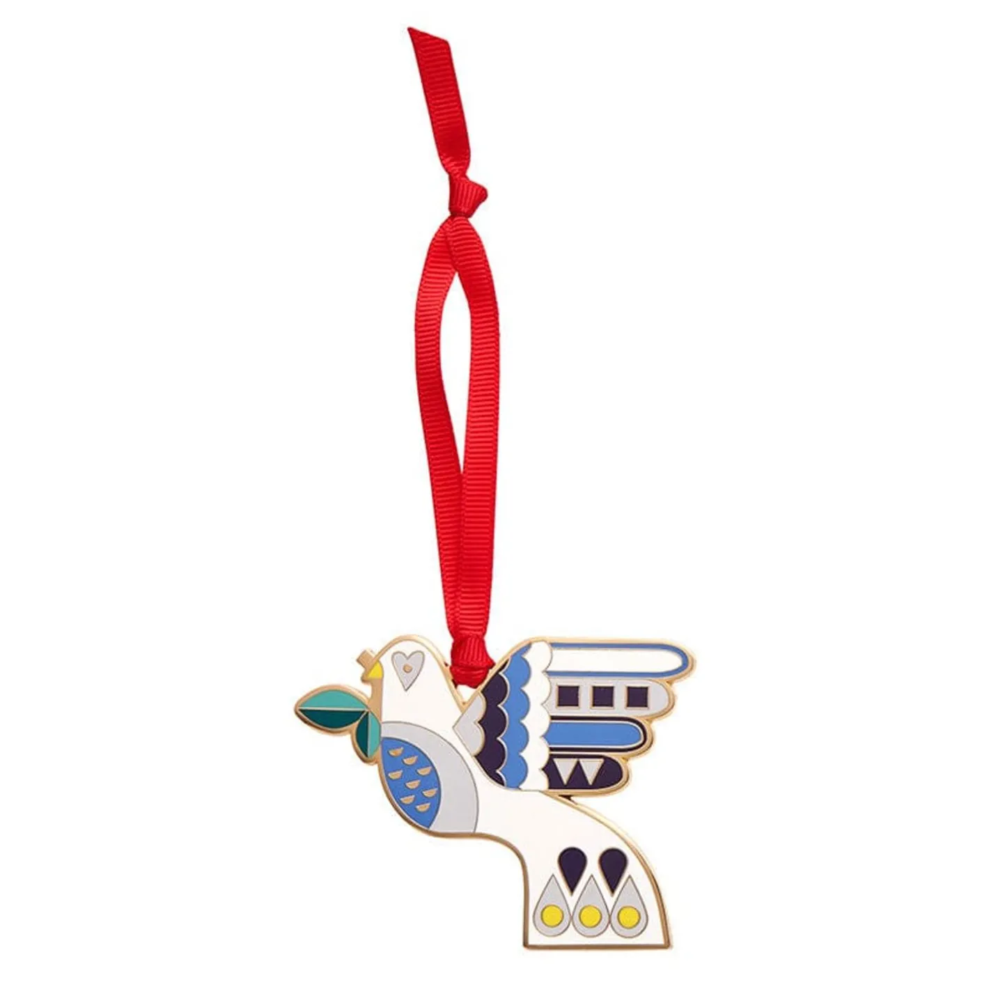 Erstwilder Peace & Love Enamel Tree Ornament^ Tree Ornaments